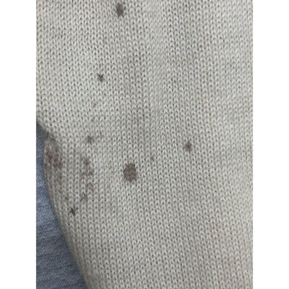 Sweater Shoppe Cardigan Sweaters Men's Size Medium Long Sleeve Tan - Picture 3 of 11